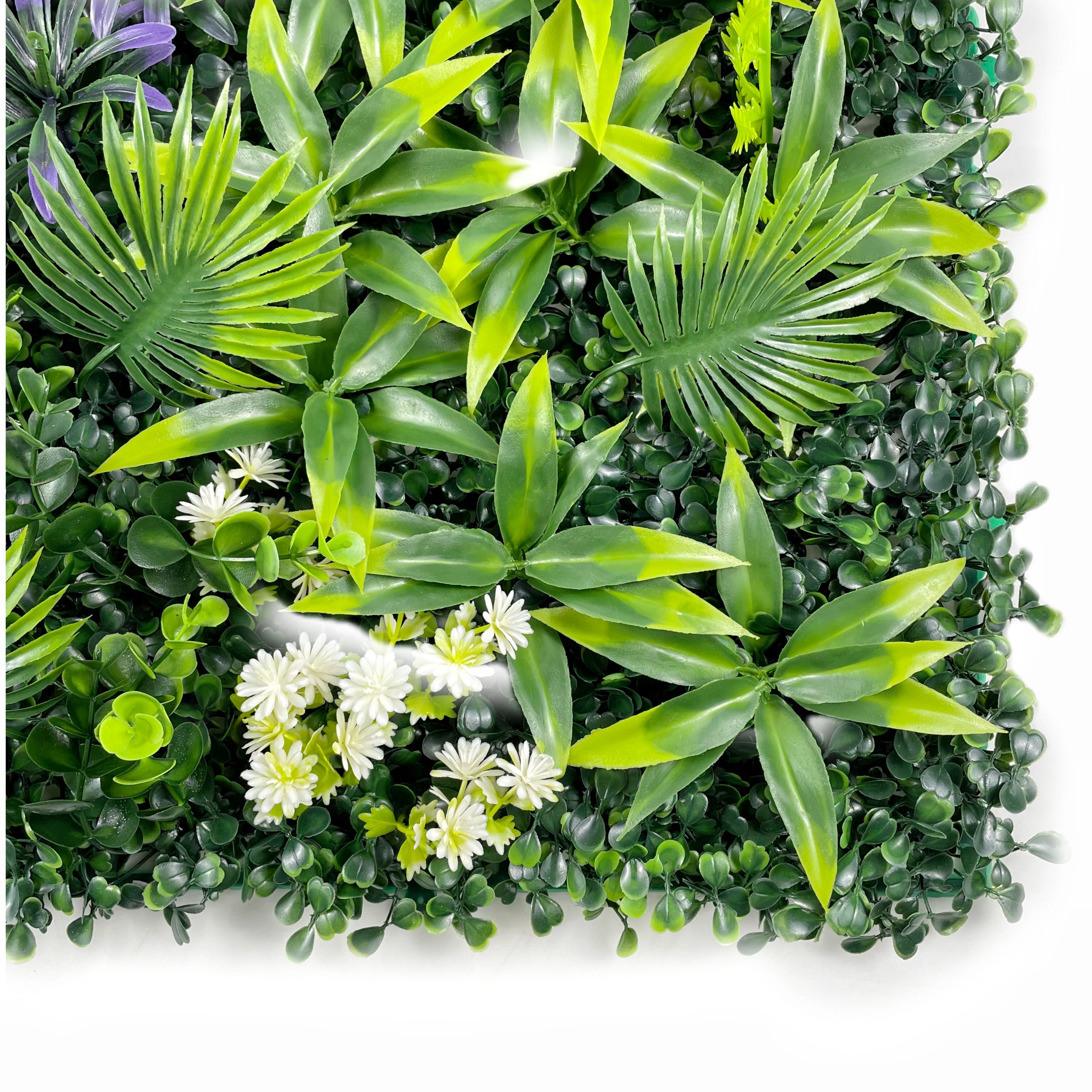 Indoor  50*50cm Artificial Green Wall Panel